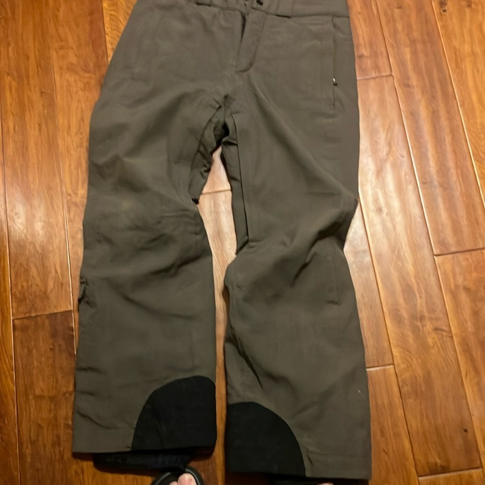 Columbia Wide Leg Pants - Olive and Black